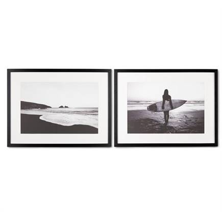 Coco Maison Chill Waves set van 2 schilderijen 60x80cm